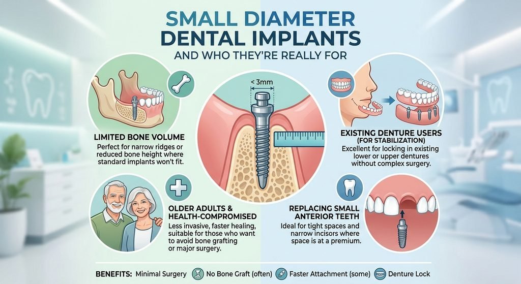 Small Diameter Dental Implants
