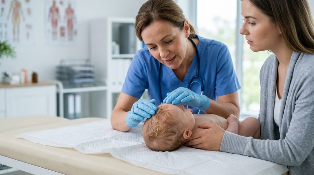 When Cradle Cap Needs a Doctor's Attention on Baby Skin Conditions